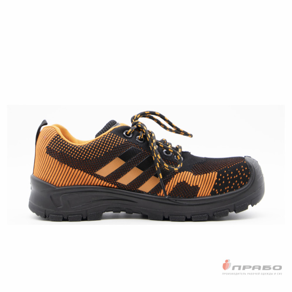 Полуботинки "Просэйф-731" с подошвой ПУ и КП чёрный/оранжевый