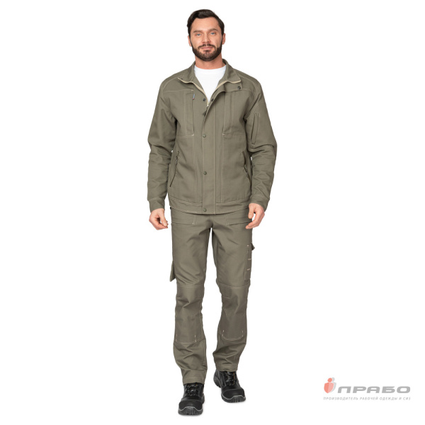 Костюм мужской "Викинг 2021" хаки (куртка и брюки)
