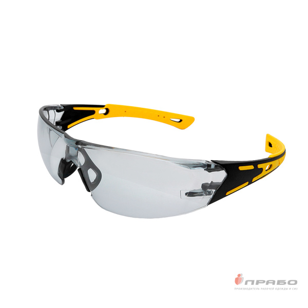 Очки защитные открытые антизапотевающие с двухсторонним покрытием "Компаньон" дымчатые