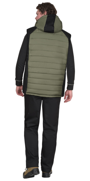 Жилет СИРИУС-УРБАН хаки с черным