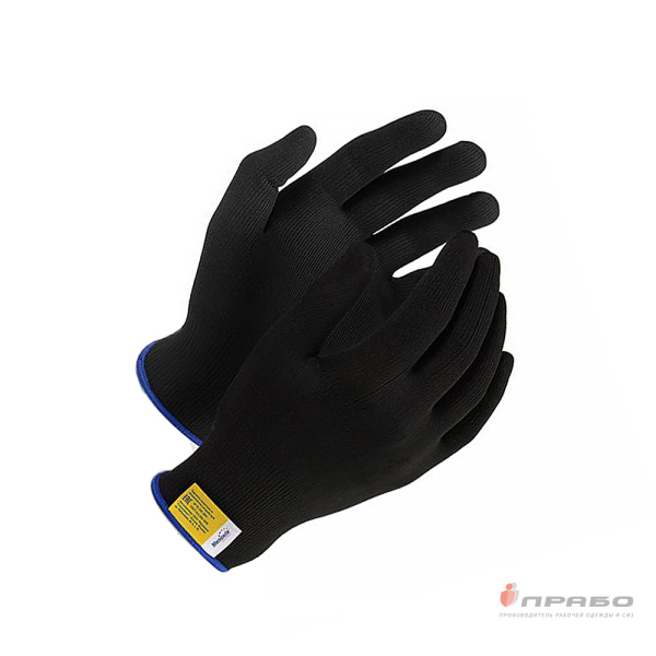 Перчатки трикотажные Manipula Specialist "Микрон" (TNY-25/MG-102) чёрные