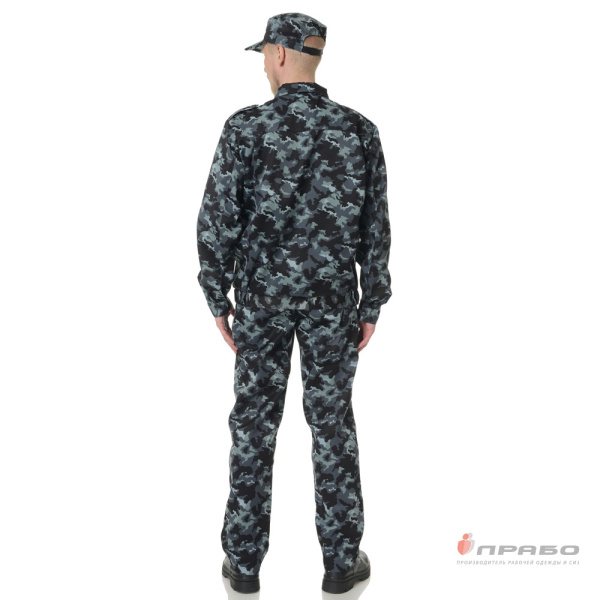 Костюм мужской "Альфа" камуфляж город (куртка и брюки) для охранников