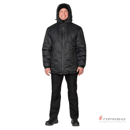 Куртка мужская утеплённая "Вегард" чёрная