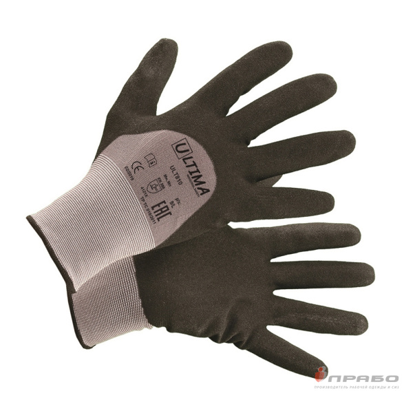 Перчатки из смесовой пряжи с 3/4 покрытием из полимерполиуретана Ultima ULT810