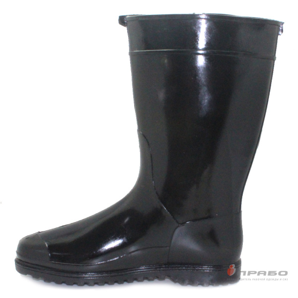 Сапоги мужские ПВХ артикул 77-Ч чёрные