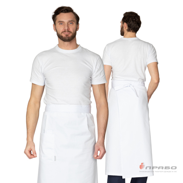 Передник поварской белый