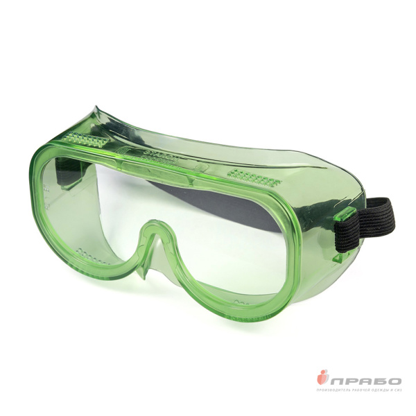 Очки защитные закрытые с прямой вентиляцией "ЗП8 Эталон" (PC) арт. 30811