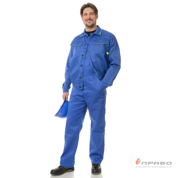 Костюм мужской "Докер П" из смесовой ткани (куртка и полукомбинезон)