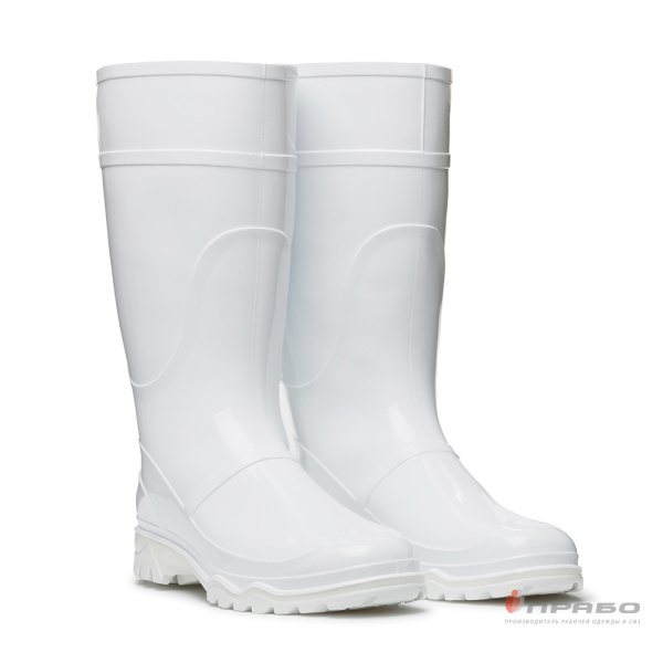 Сапоги женские демисезонные ПВХ МБС КЩС "Дюна 370Б" белые (34 см)