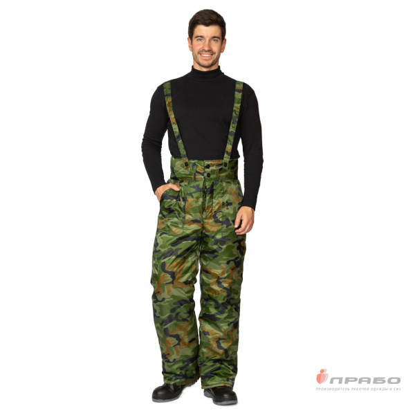 Брюки камуфлированные утеплённые мужские