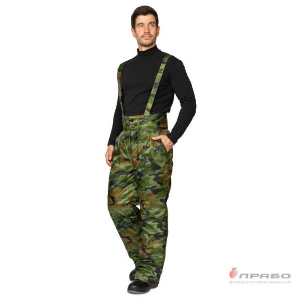 Брюки камуфлированные утеплённые мужские