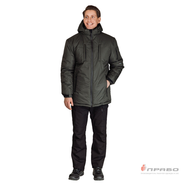 Куртка мужская утепленная "Вегард" тёмный хаки