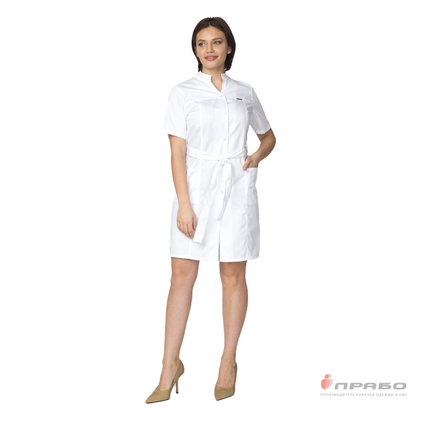 Халат медицинский женский "Медик" белый