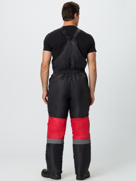 Костюм зимний Профи (Оксфорд) п/к, красный/черный