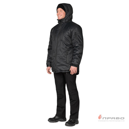 Куртка мужская утеплённая "Вегард" чёрная