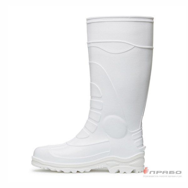 Сапоги мужские ПВХ МБС КЩС "Дюна 172Б" белые (38 см)