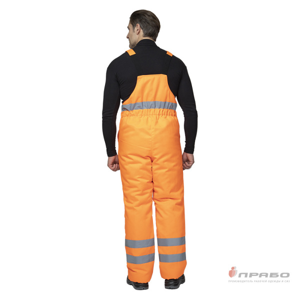 Костюм утепленный "Дорожник 2" 3 класс защиты оранжевый сигнальный