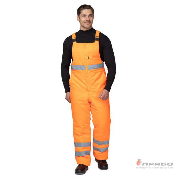 Костюм утепленный "Дорожник 2" 3 класс защиты оранжевый сигнальный