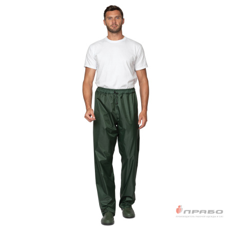 Костюм влагозащитный "Тайфун" зелёный с ПВХ-покрытием (куртка и брюки)