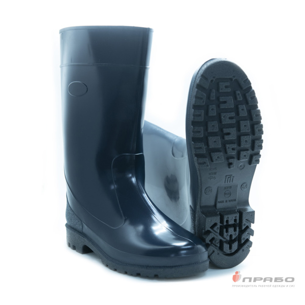 Сапоги мужские ПВХ артикул РС11/Ж чёрные