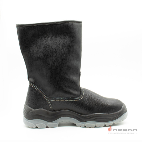 Сапоги с подошвой ПУ/ТПУ, МП и антипрокольной стелькой чёрные