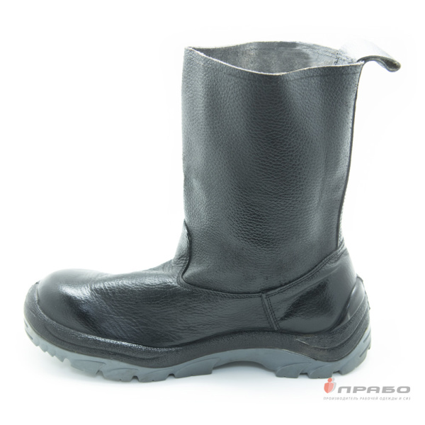 Сапоги комбинированные с подошвой ПУ/ТПУ, МП, чёрные