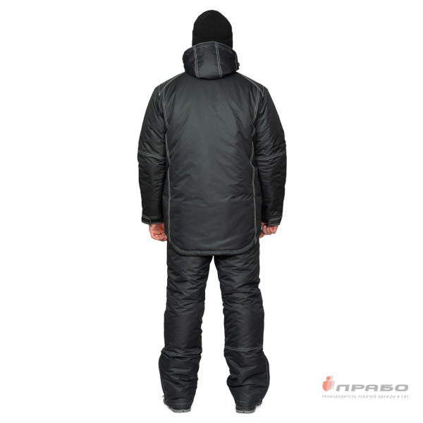 Куртка мужская утеплённая "Викинг" чёрная