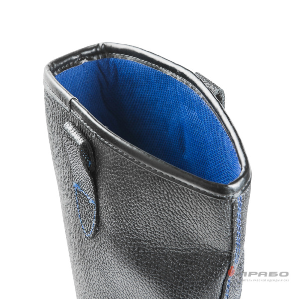 Сапоги кожаные "Олимп-16" с подошвой ПУ и МП чёрные