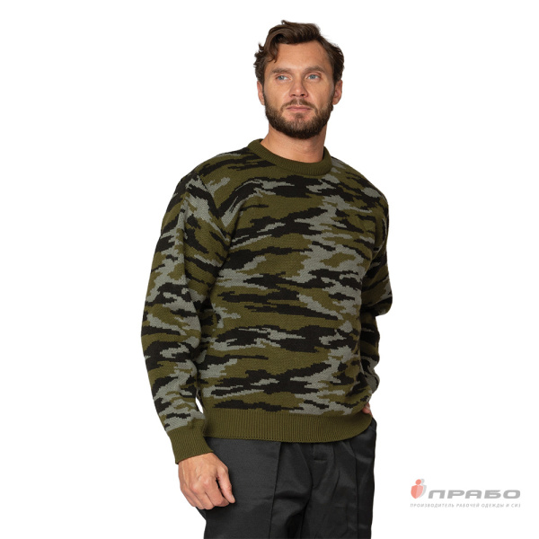 Джемпер мужской форменный с круглым вырезом КМФ