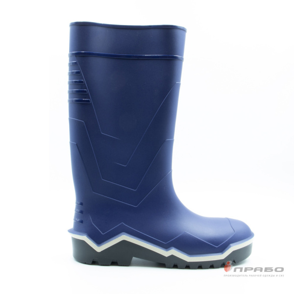 Сапоги мужские "Горняк" ПВХ МБС КЩС с КП и КС арт.165-11ППКС (38 см) синие