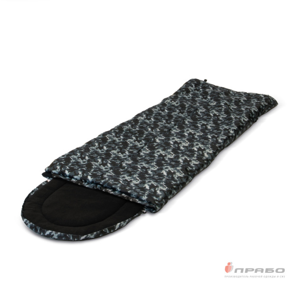 Мешок спальный туристический с двухслойным утеплителем и флисовой подкладкой, 90×200 см, до -30°С