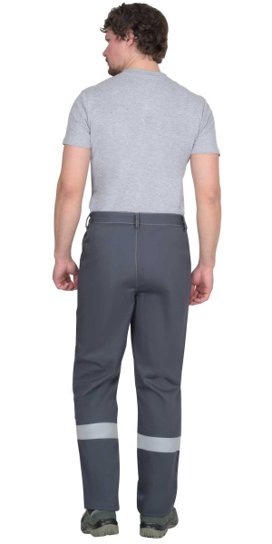 Брюки из антиэлектростатической ткани серые пл. 260 г/кв.м МВО