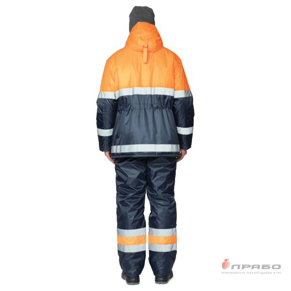 Костюм утеплённый "Спектр Монотек" синий/оранжевый