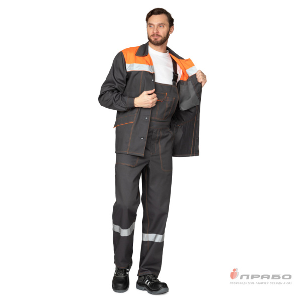 Костюм рабочий летний "КСМ 02-01 ЛО/4" (куртка и полукомбинезон)