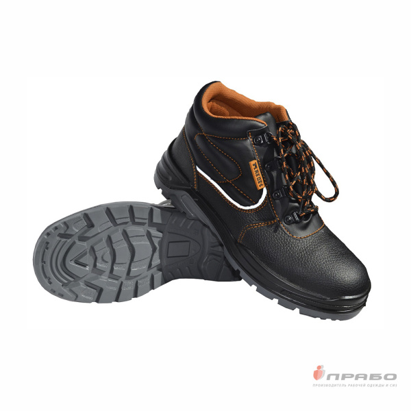 Ботинки Paredes с подошвой ПУ/ПУ, МП и МС чёрный/оранжевый