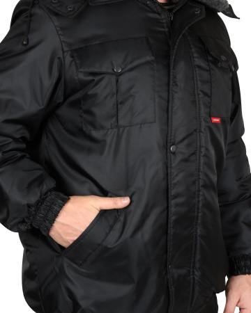 Костюм СИРИУС-ПОЛЮС куртка, полукомбинезон черный