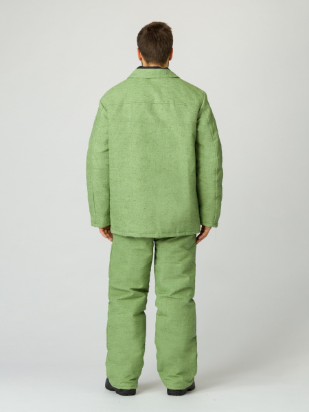 Костюм сварщика зимний 1 класс защиты (Брезент, 480), бежевый