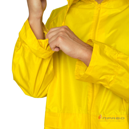 Костюм влагозащитный нейлоновый с ПВХ-покрытием жёлтый (куртка и брюки)