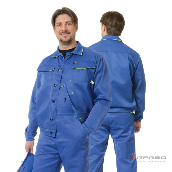 Костюм мужской "Докер П" из смесовой ткани (куртка и полукомбинезон)