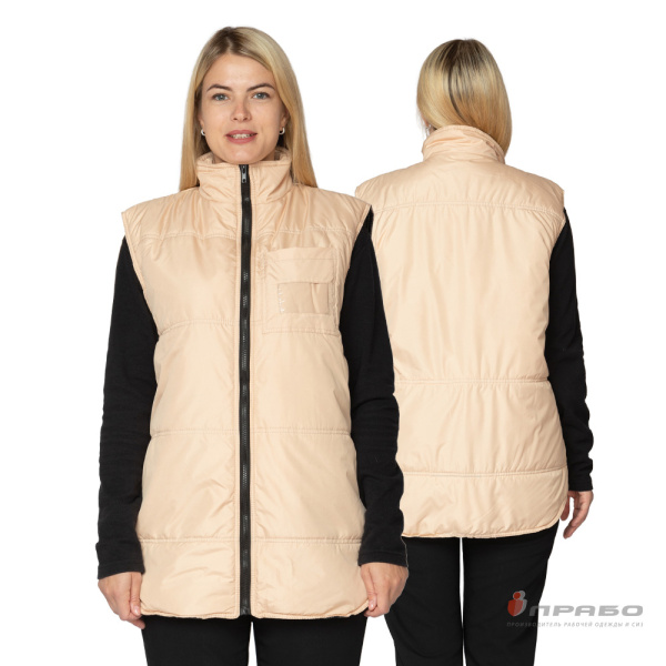 Жилет универсальный утеплённый "Ваш персонал" бежевый