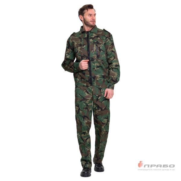 Костюм мужской "Ясон" камуфляж кукла для сотрудников охранных предприятий (куртка и брюки)