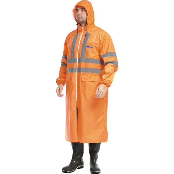Плащ EXTRA-VISION WPL влагозащитный флуоресцентный оранжевый