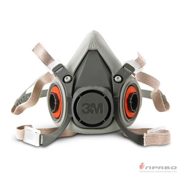 Полумаска универсальная 3М 6200 среднего размера  (до 20 ПДК)