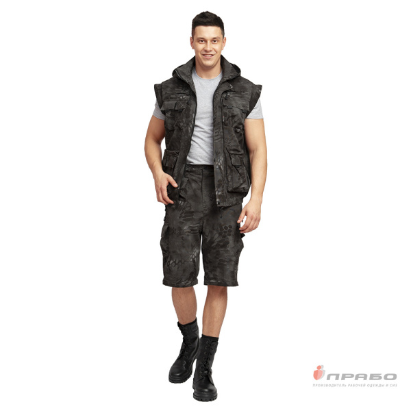 Костюм мужской "Раптор" рип-стоп КМФ питон ночь (куртка и брюки)