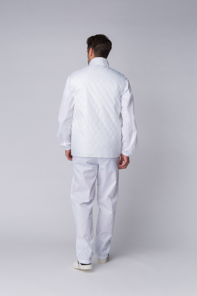 Жилет утепленный ХАССП (тк.Дюспо), белый