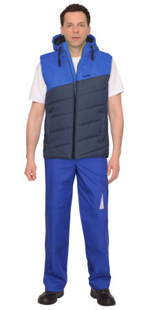 Жилет СИРИУС-ЭЛЬБРУС синий с васильковым