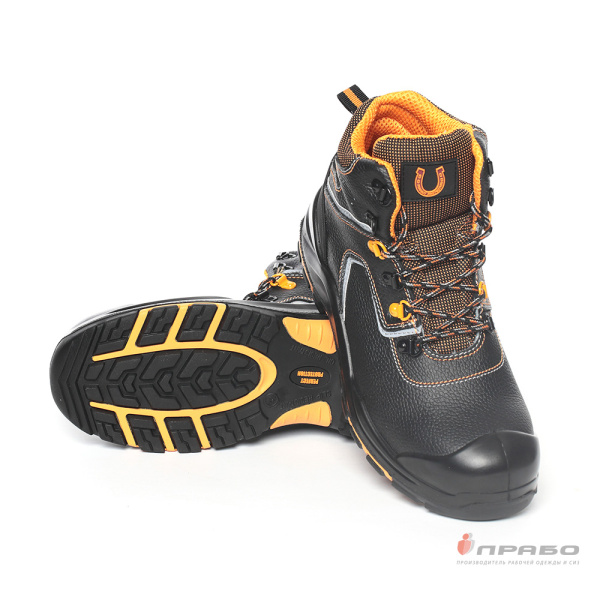 Ботинки Perfect Protection PRB4N-CK с подошвой ПУ/нитрил, КП и АС чёрные