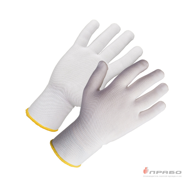 Перчатки бесшовные из полиэстера Jeta Safety JS011p (13 класс) белые