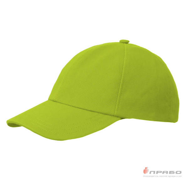 Бейсболка лимонная с жёстким козырьком