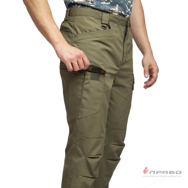 Брюки мужские "Камелот" из ткани рип-стоп хаки